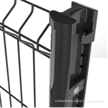 Outdoor Metal 3D Bending Curved Construction Fence Panels